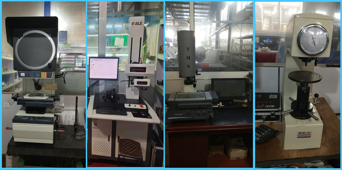 Factory's testing equipment